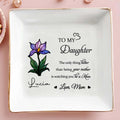 To My Daughter, The Only Thing Better Than Being Your Mother - Personalized Custom Jewelry Dish, Square Ceramic Dish - DAU167_SCRD