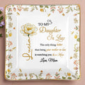 The Only Thing Better Than Being Your Mother-In-Law Is Watching You - Personalized Custom Jewelry Dish, Ceramic Dish, Square Shape - DAU193_SCRF