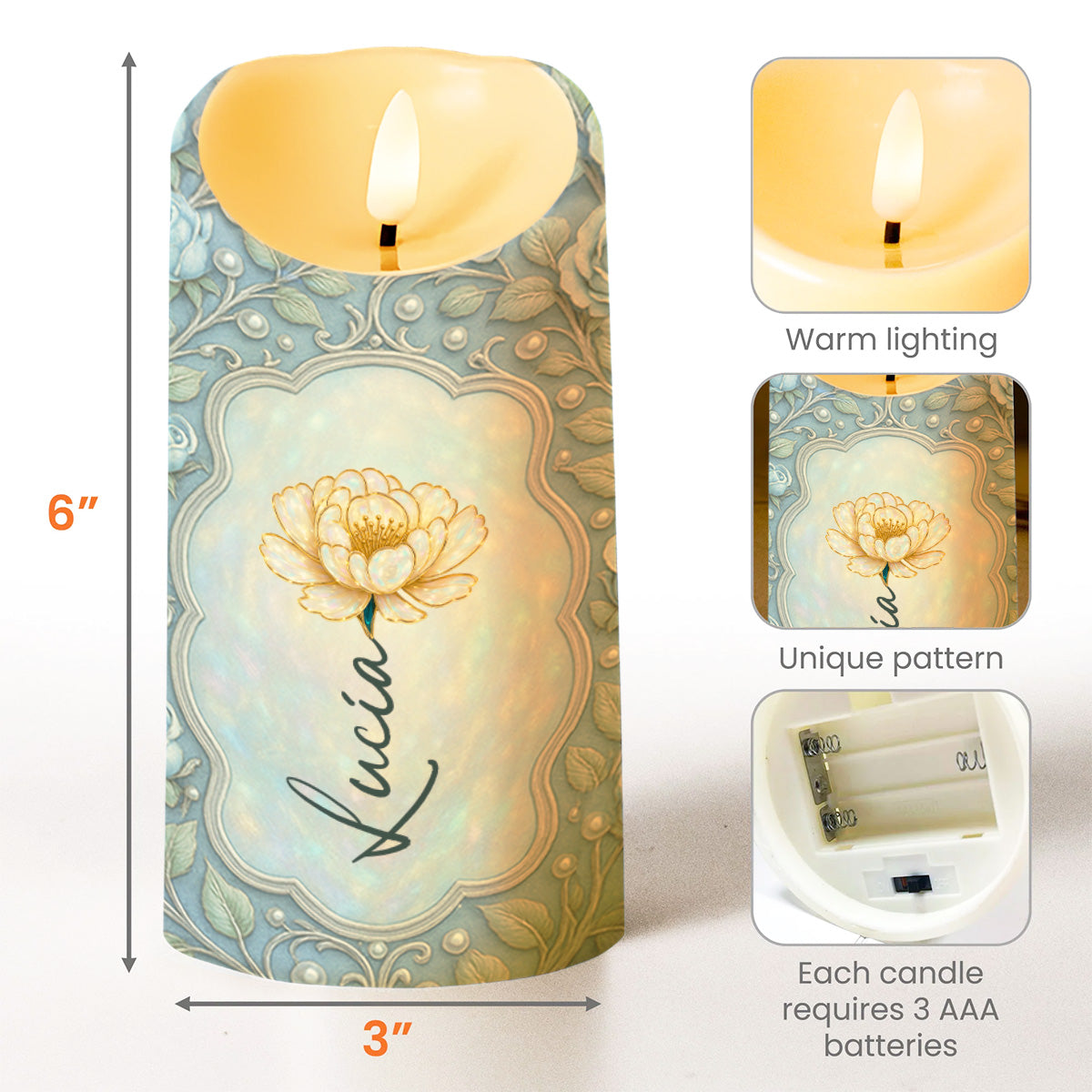 To My Daughter, The Only Thing Better Than Being Your Mother - Personalized Custom LED Candle - DAU231_LECA