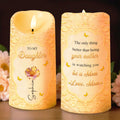 To My Daughter Better Than Being Your Mother Birth Month Flower - Personalized Custom LED Candle - DAU436_LECA