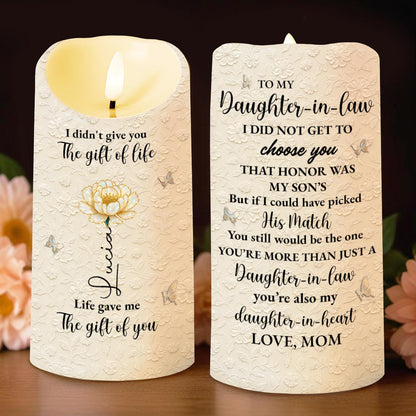 To My Daughter-In-Law, You're More Than Just A Daughter-In-Law - Personalized Custom LED Candle - DILA068_LECA