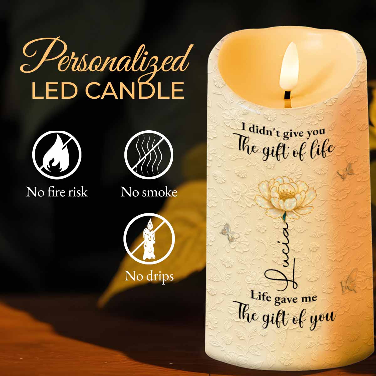 To My Daughter-In-Law, You're More Than Just A Daughter-In-Law - Personalized Custom LED Candle - DILA068_LECA