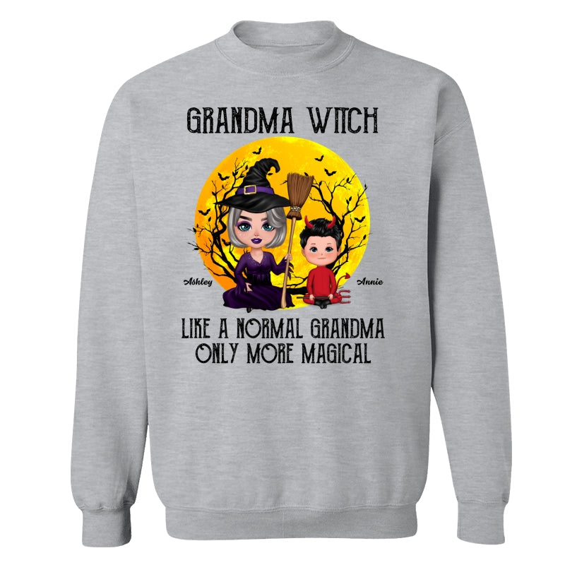 Doll Grandma Witch Like Normal Grandma Only More Magical Personalized Shirt