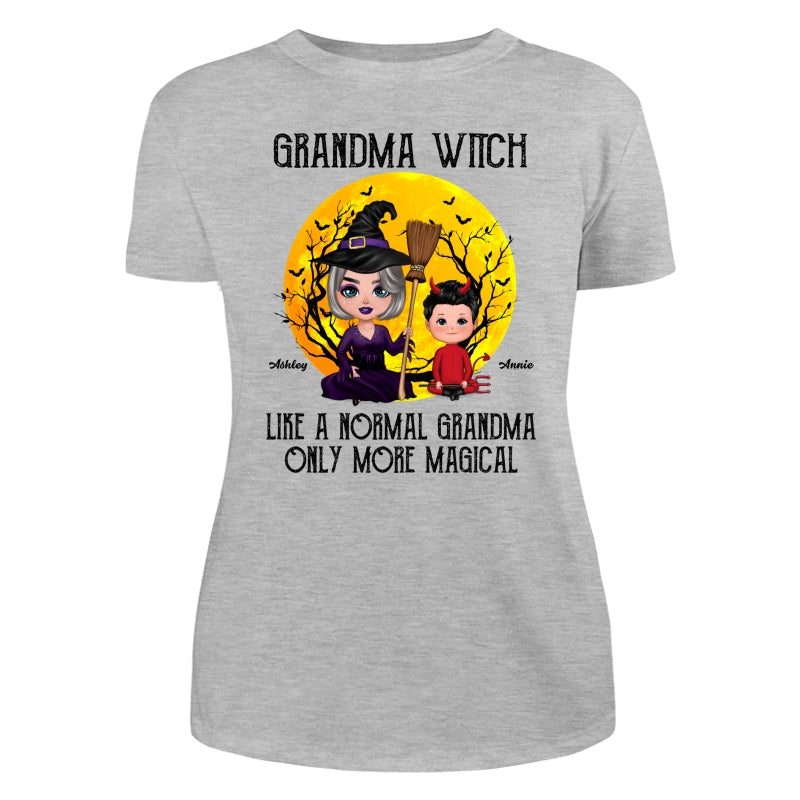 Doll Grandma Witch Like Normal Grandma Only More Magical Personalized Shirt