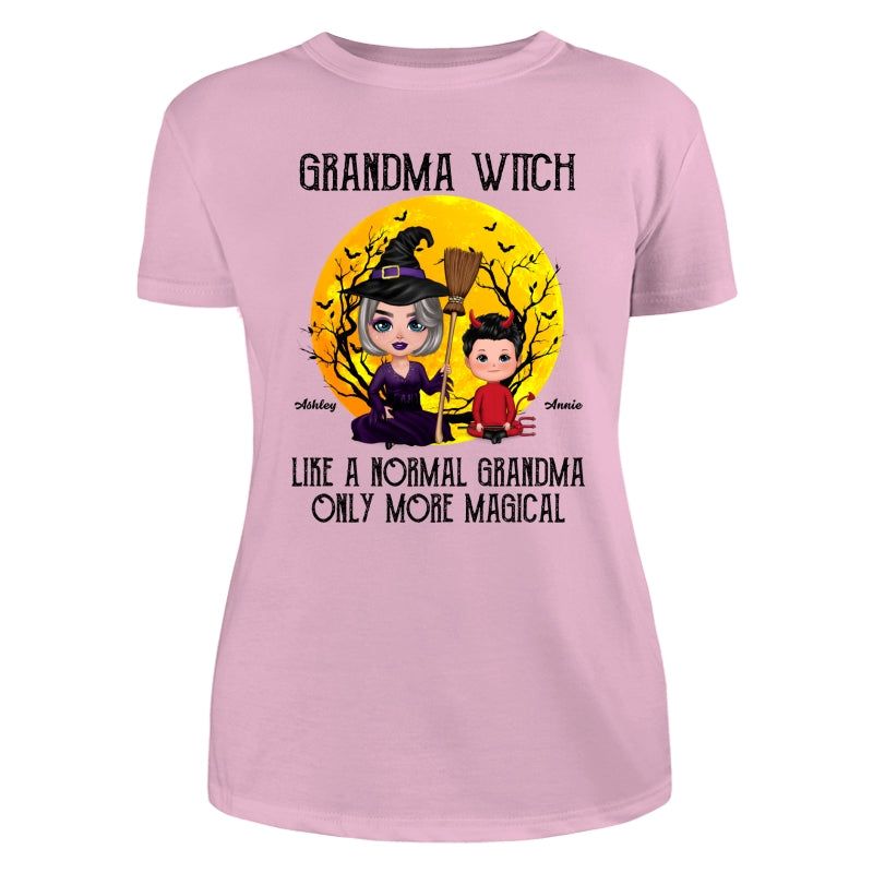 Doll Grandma Witch Like Normal Grandma Only More Magical Personalized Shirt