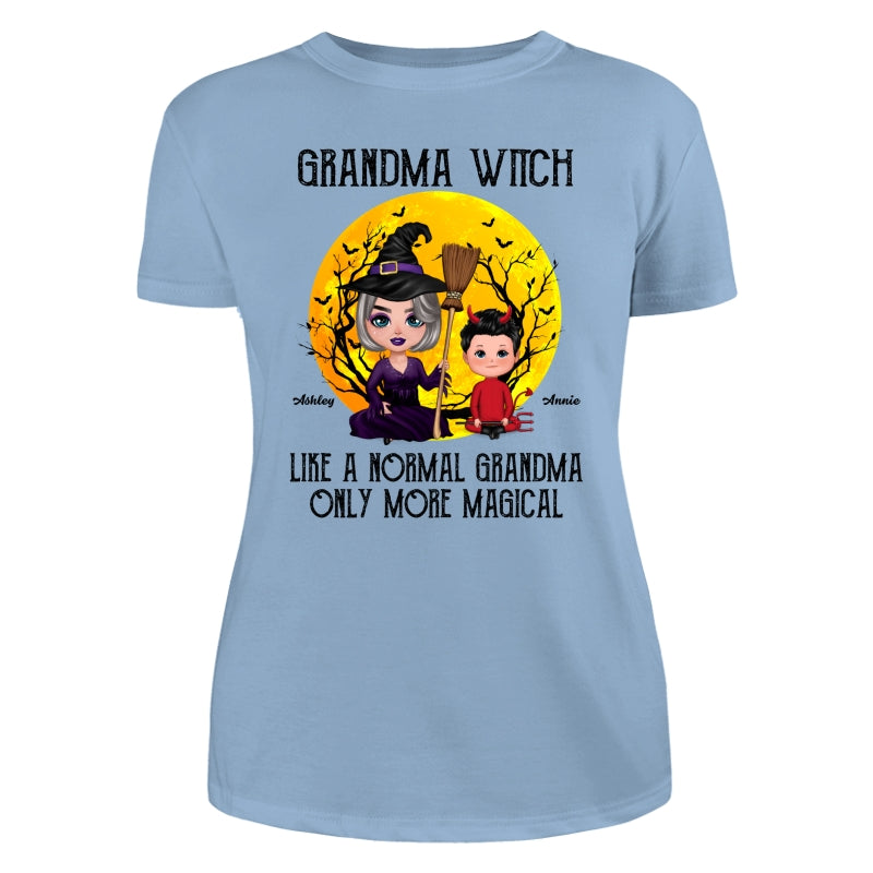 Doll Grandma Witch Like Normal Grandma Only More Magical Personalized Shirt