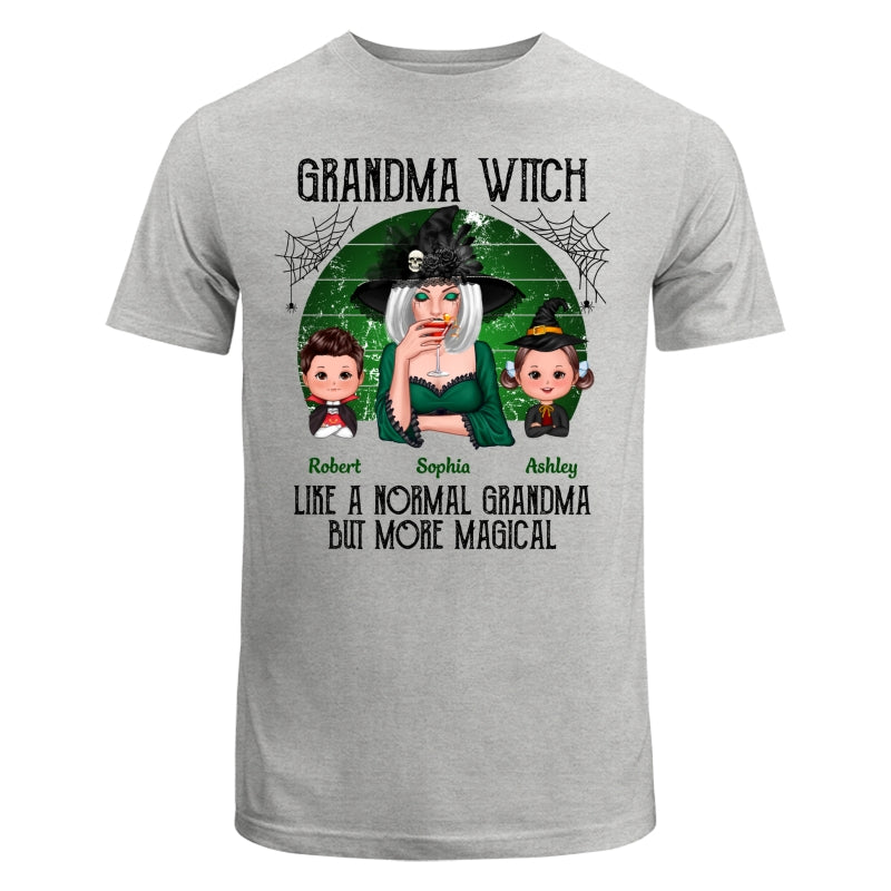 Green Retro Grandma Witch Personalized Classic Tee - Ash