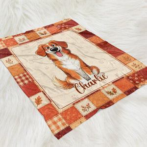 Spooky Pet Lover Personalized Fleece Blanket