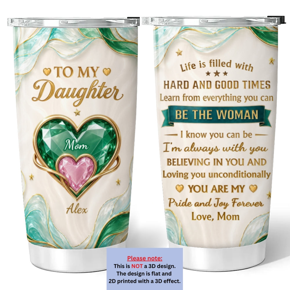My Joy Forever - Personalized 3D Effect Tumbler