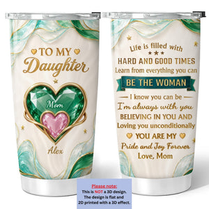 My Joy Forever - Personalized 3D Effect Tumbler
