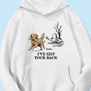 I've Got Your Back Custom Photo Dog Stealing Backbone - Personalized Shirt - Funny Halloween Costume For Dog Lovers