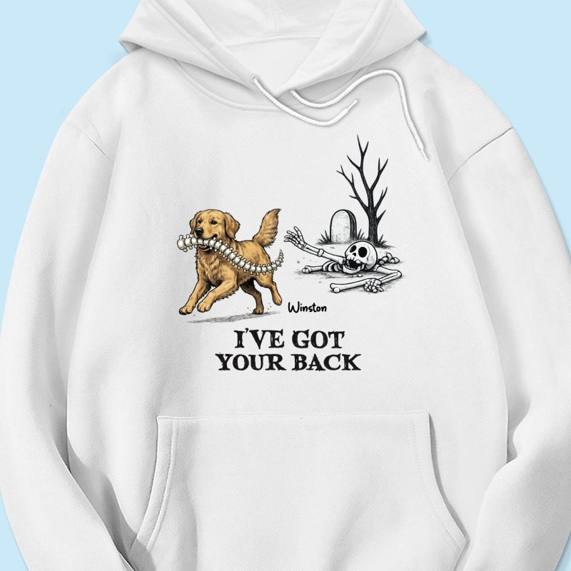 I've Got Your Back Custom Photo Dog Stealing Backbone - Personalized Shirt - Funny Halloween Costume For Dog Lovers
