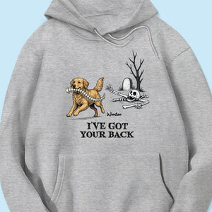 I've Got Your Back Custom Photo Dog Stealing Backbone - Personalized Shirt - Funny Halloween Costume For Dog Lovers