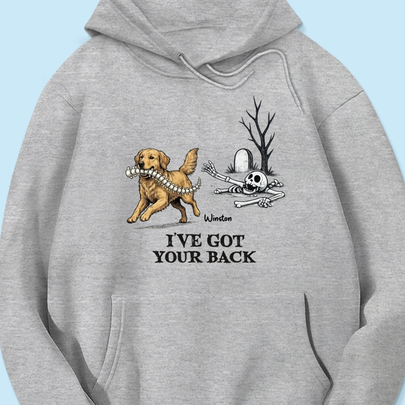 I've Got Your Back Custom Photo Dog Stealing Backbone - Personalized Shirt - Funny Halloween Costume For Dog Lovers