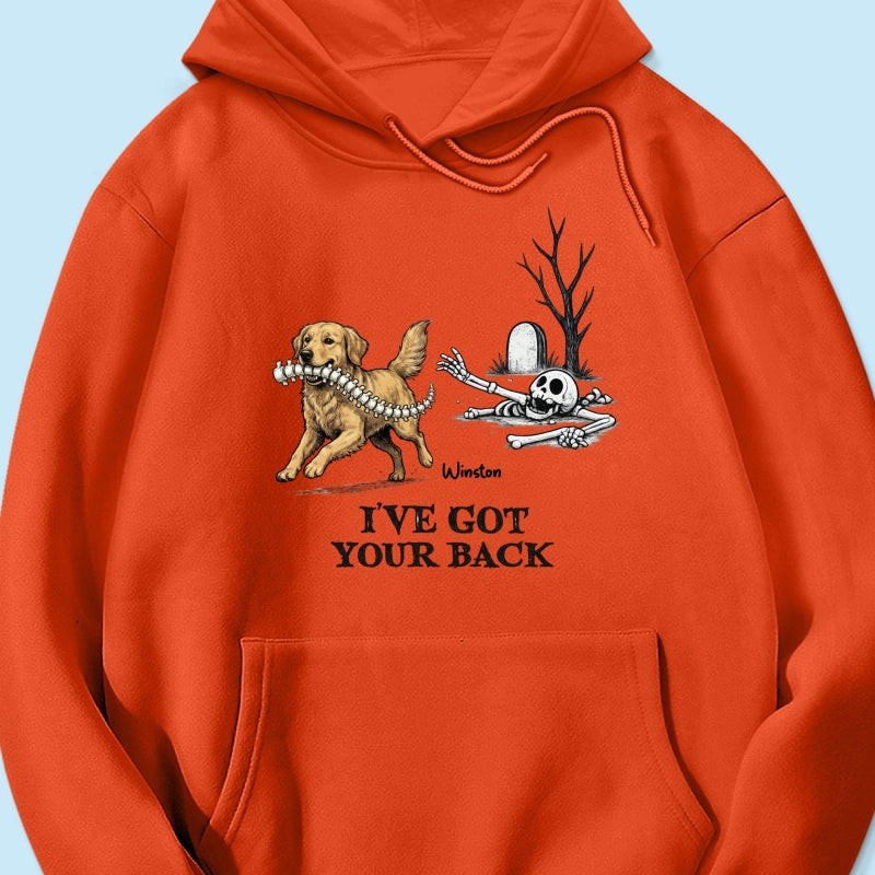I've Got Your Back Custom Photo Dog Stealing Backbone - Personalized Shirt - Funny Halloween Costume For Dog Lovers