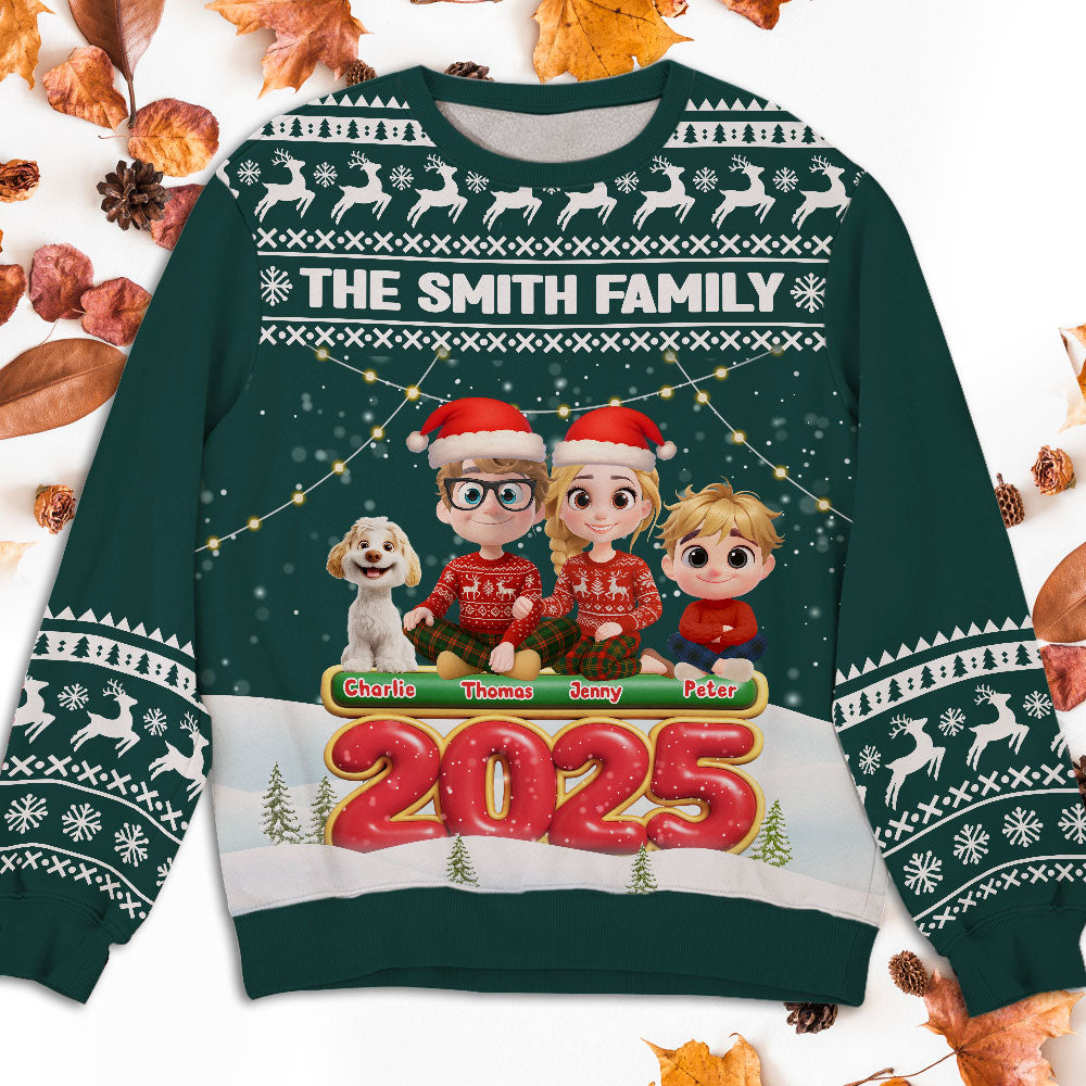 We And Our Kids - Personalized All-Over-Print Sweatshirt