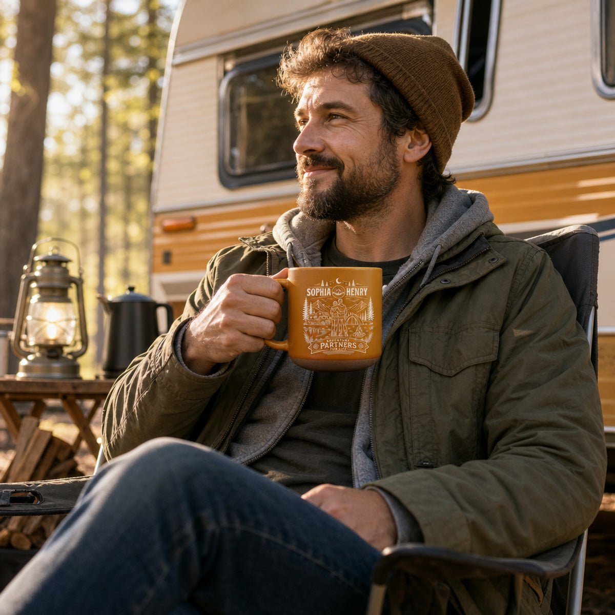 Adventure Partners For Life - Personalized Pottery Mug