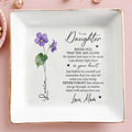 Never Feel That You Are Alone Handcrafted Jewelry Dish - Personalized Custom Jewelry Dish - FAM023_SCRD