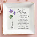 To My Wife Remind You Are The Best Thing Ever - Personalized Custom Jewelry Dish - FAM051_SCRD