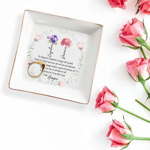 Looking For Godparents To Always Hold My Hand And Keep Me Safe - Personalized Custom Jewelry Dish - FAM214_SCRD