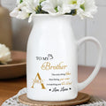TO MY Brother The Only Thing Better Than Being Your Sister, Hearts - Personalized Ceramic Flower Vase