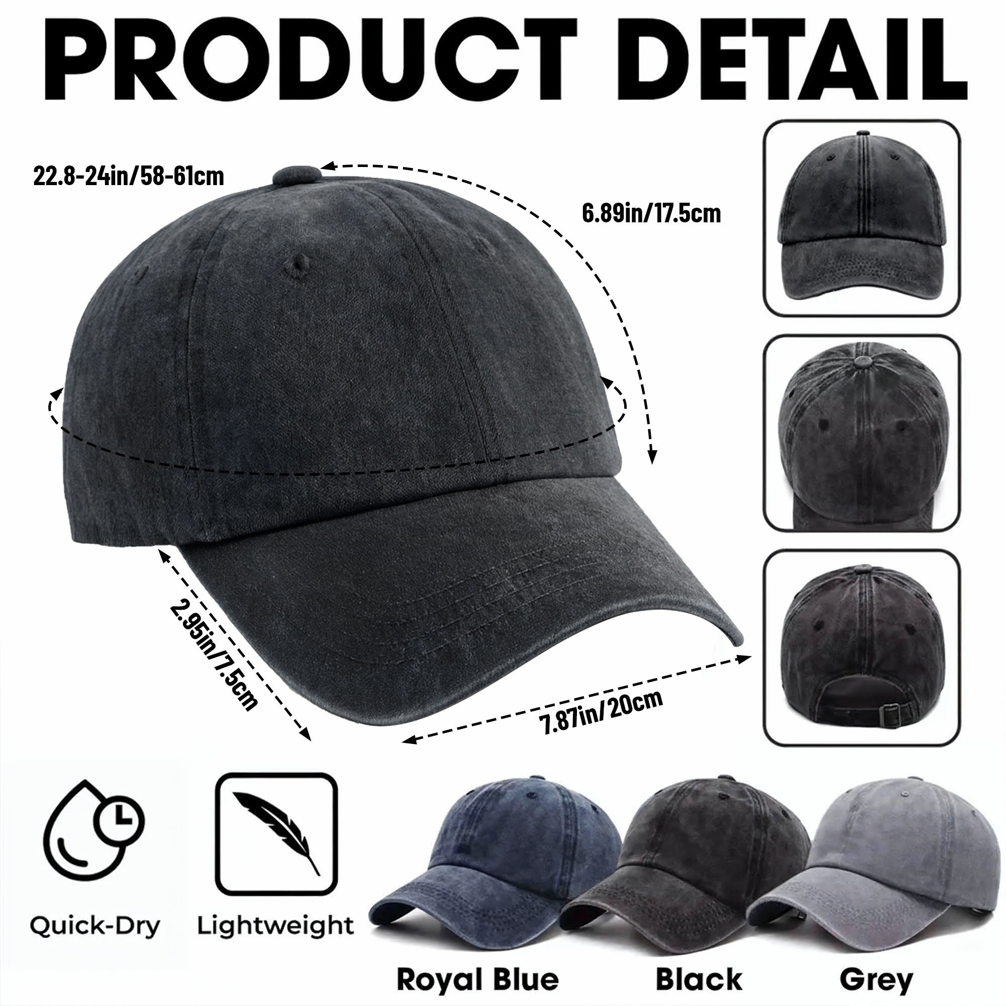 Social Club Sophie's Bachelorette Celebration Cap - Personalized Custom Washed Denim Cap - FAM468_WDCAP