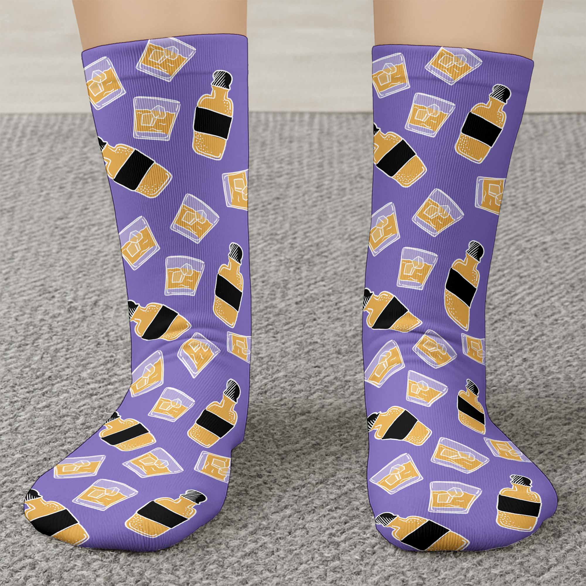 If You Can Read This Bring Me Whiskey - Personalized Crew Socks - FAM471_CSOCK