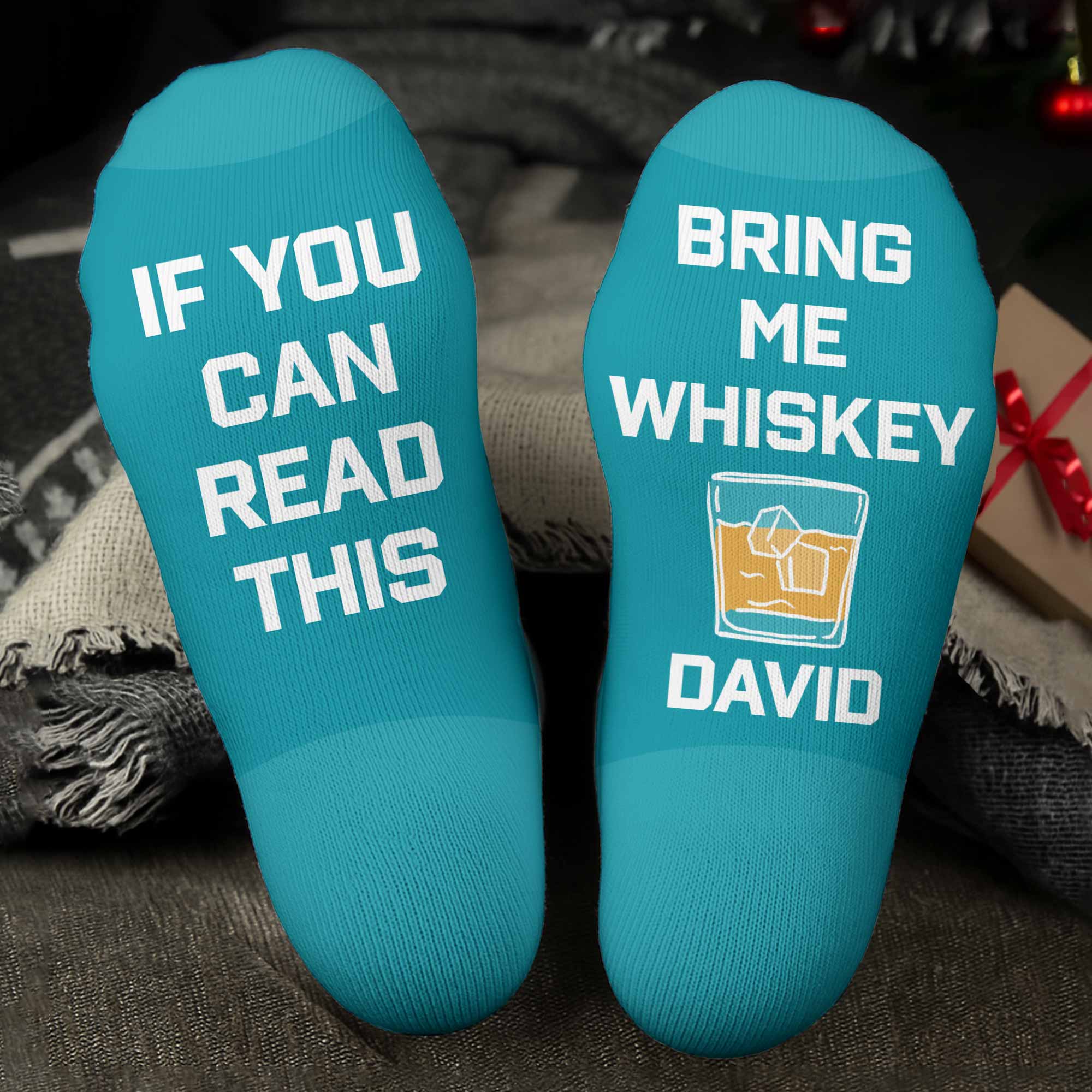 If You Can Read This Bring Me Whiskey - Personalized Crew Socks - FAM471_CSOCK