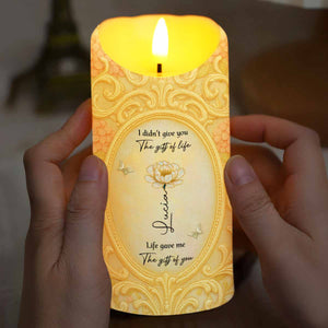 To My Niece Never Forget How Much I Love You - Personalized Custom LED Candle - FAM688_LECA