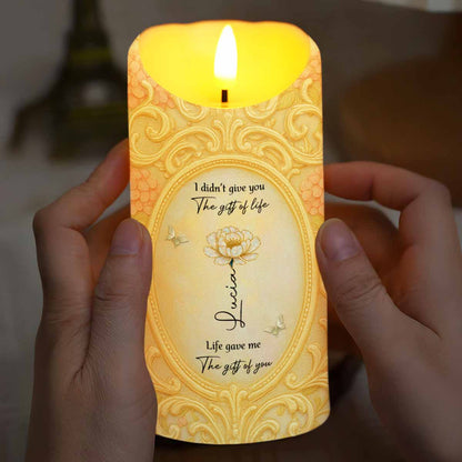 To My Niece Never Forget How Much I Love You - Personalized Custom LED Candle - FAM688_LECA