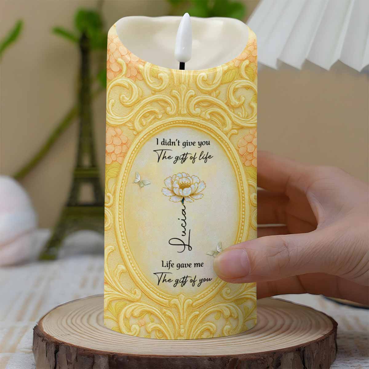To My Niece Never Forget How Much I Love You - Personalized Custom LED Candle - FAM688_LECA