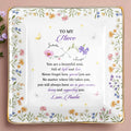 To My Niece, You Are a Beautiful Soul, Full Of Light And Love - Personalized Custom Jewelry Dish, Ceramic Dish, Square Shape - FAM755_SCRF