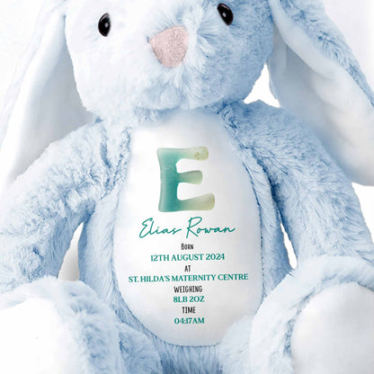 Celebrate Life's Precious Moments With Bunny - Personalized Stuffed Bunny - FAM773_BUN