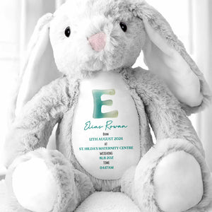 Celebrate Life's Precious Moments With Bunny - Personalized Stuffed Bunny - FAM773_BUN