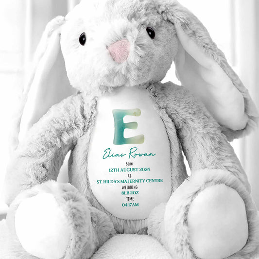 Celebrate Life's Precious Moments With Bunny - Personalized Stuffed Bunny - FAM773_BUN