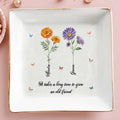 If Friends Were Flowers I'd Pick You - Personalized Custom Jewelry Dish - FM037_SCRD