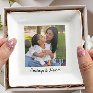 Add Your Custom Photo And Text - Personalized Custom Jewelry Dish - FM058_SCRD