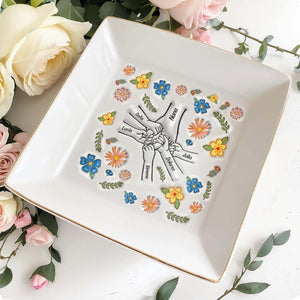 Holding Hand 3D Inflated - Personalized Custom Jewelry Dish -  FM076_SCRD