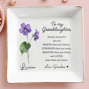 Custom Message - Personalized Custom Jewelry Dish - FM112_SCRD