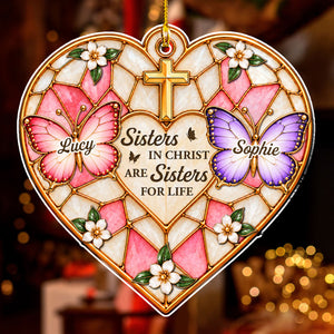 To My Sister - Personalized Acrylic Ornament