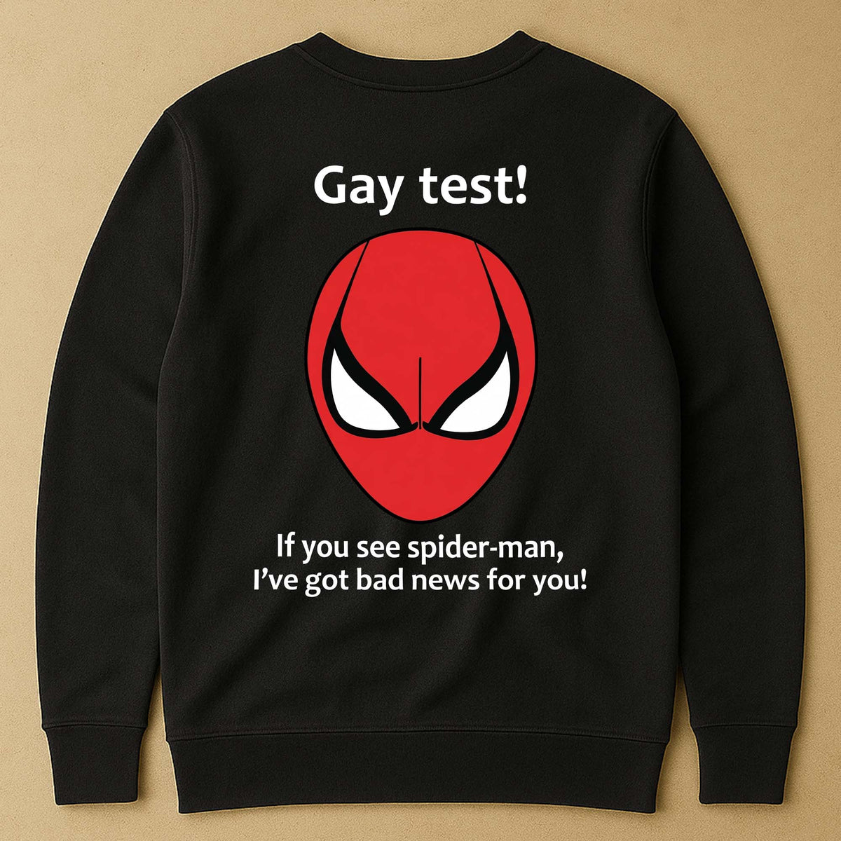 Funny Shirt - Gay Test - Airport Gag Exchange Funny T-Shirt, White Elephant Party - Shirt