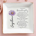 To My Beloved Granddaughter I'm So Proud Of You - Personalized Custom Jewelry Dish - GDT019_SCRD