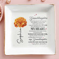 Granddaughter You Have Become My Heart - Personalized Custom Jewelry Dish - GDT021_SCRD