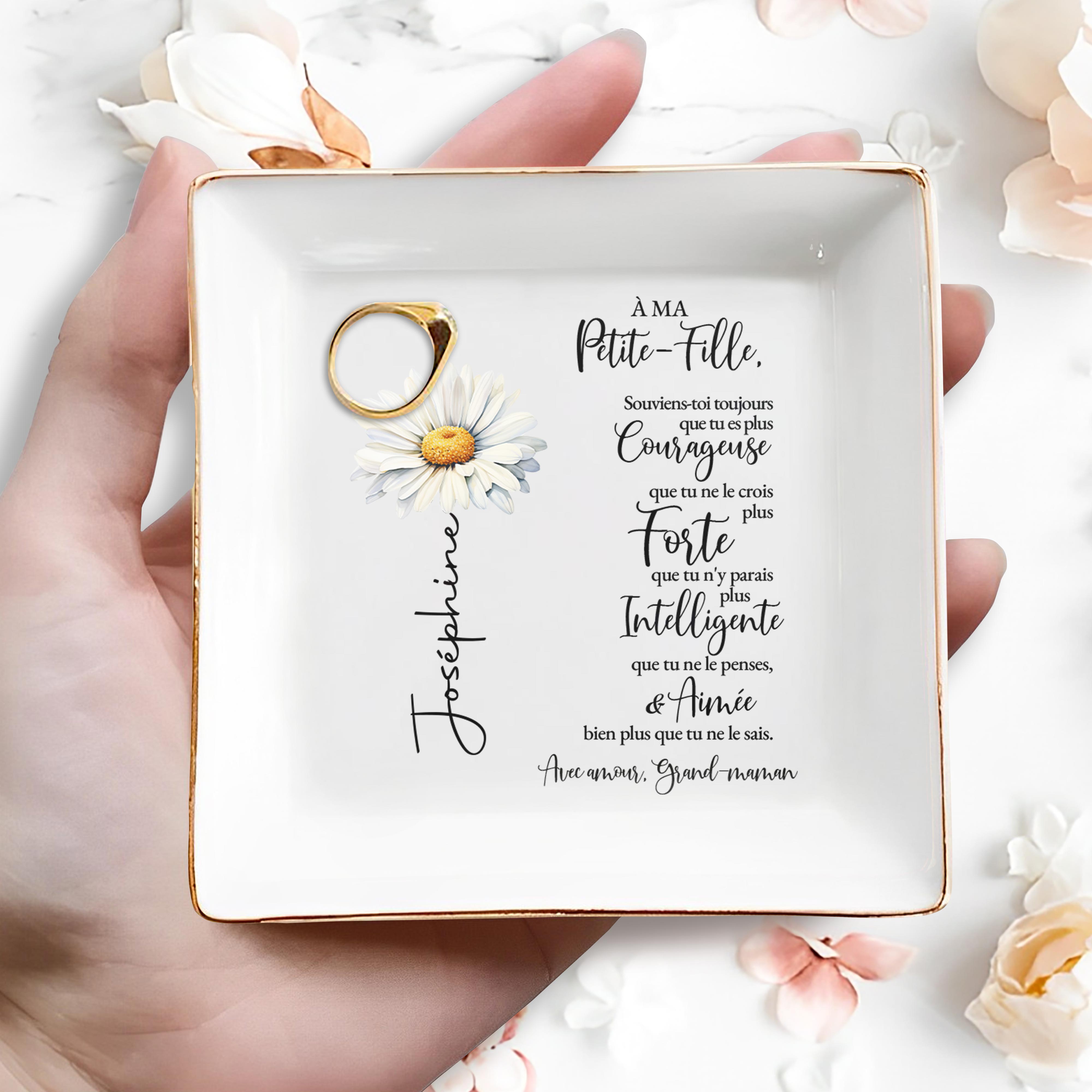 Always Remember You Are Braver Stronger Smarter - Personalized Custom Jewelry Dish - GDT035_SCRD