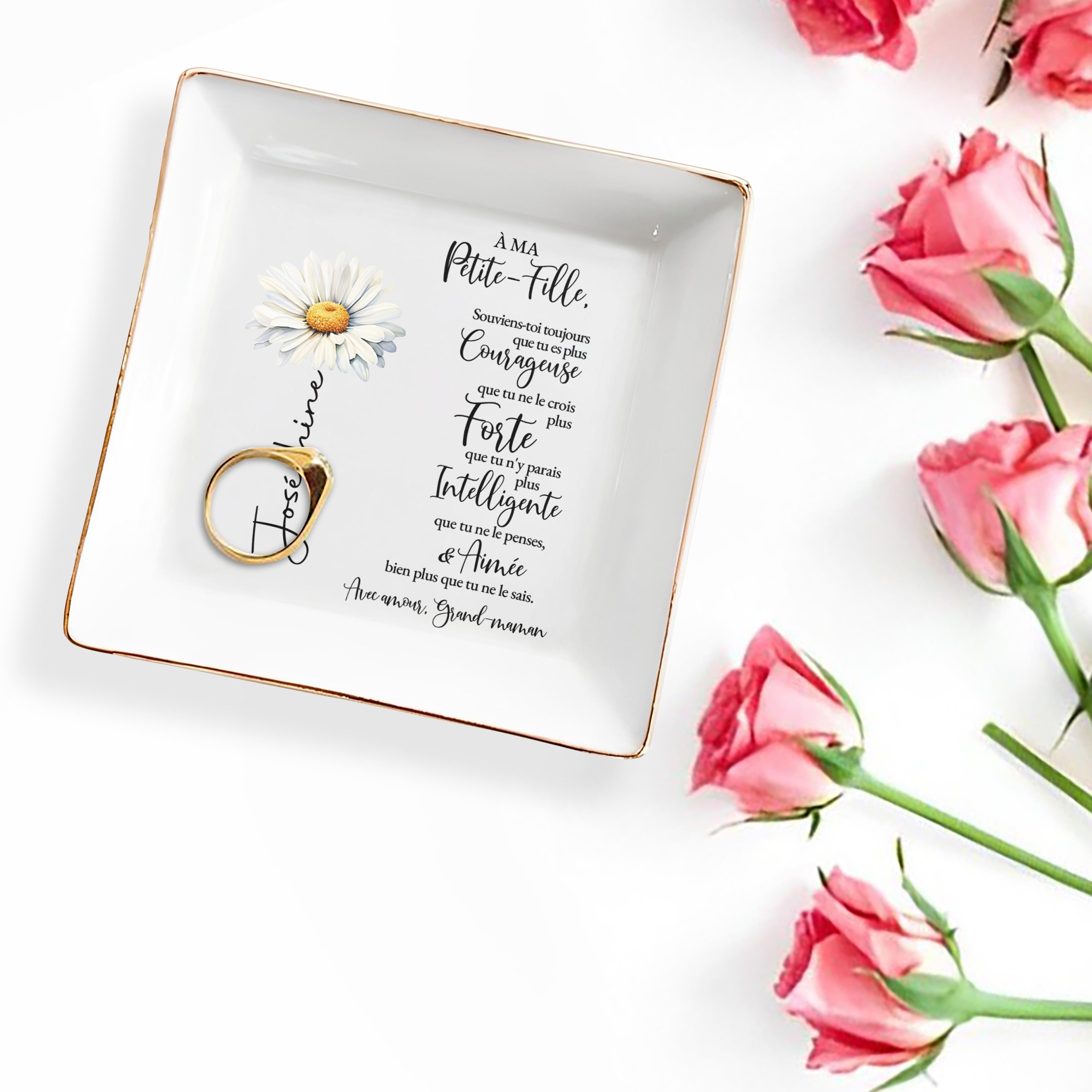 Always Remember You Are Braver Stronger Smarter - Personalized Custom Jewelry Dish - GDT035_SCRD