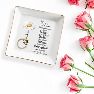 Believe In Your Strength And Love - Personalized Custom Jewelry Dish - GDT036_SCRD