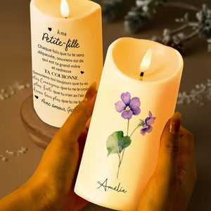Lighting Memories Forever Candle - Personalized Custom LED Candle - GDT038_LECA