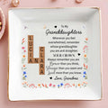 Straighten Your Crown Emotional Quote With Flowers - Personalized Custom Jewelry Dish - GDT070_SCRD