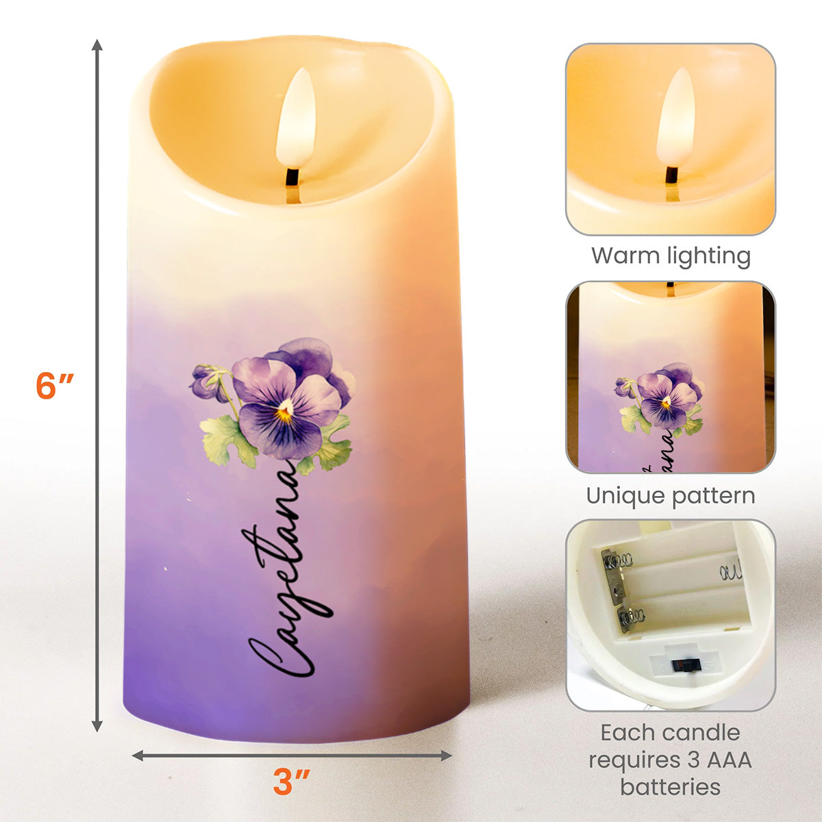 You Can't Withstand The Storm, I Am The Storm Reminder Candle - Personalized Custom LED Candle - GDT111_LECA
