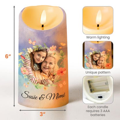 Spirit Shine Braver Stronger Loved Personalized Custom Candle - Personalized Custom LED Candle - GDT196_LECA